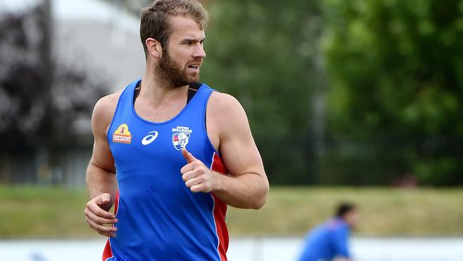 Stewart Crameri will return to the Bulldogs line-up in 2016. Picture: Nicole Garmston