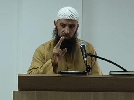 Screen shots from video. Abu Ousayd (aka Wissam Haddad). On Friday 29 March, 2024 delivered a sermon at his Bankstown Islamic centre. (19:50) “Islam is not a passive religion. Yes we are peaceful, but there is a limit. “… If you attack our religion and our fellow brothers and sisters, and if you attack our lands, you are going to be met with men who love death more than you love life.” (16:55) He added: “Muslims are being killed, oppressed at the hands of the worshippers of cows, rats and monkeys.” (19:25) He declared if you “abandon jihad, Allah will send upon you humiliation and he will not remove it …”. Video: https://rumble.com/v4m6sht-friday-khutbah-ramadan-for-the-sahaba-ustadh-abu-ousayd.html