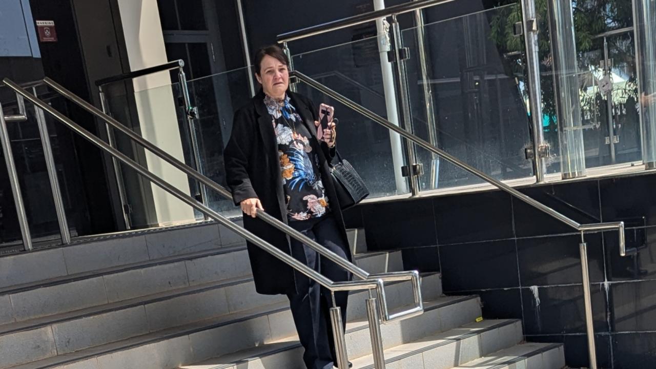 Rebecca Jayne Robinson outside Toowoomba Magistrates Court on Tuesday October 15. Picture: The Chronicle