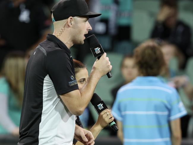 Walsh at Adelaide Oval for a Port Adelaide game. Picture: Sarah Reed