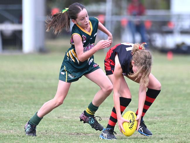 Action from Saturday's McDonaldâ€™s South East Queensland Youth Grand Finals played at Yeronga AFC. 2 September 2023. Picture, John Gass