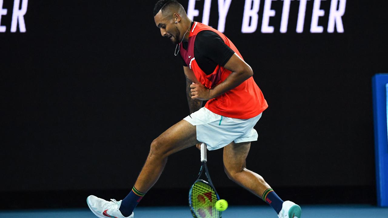 But Kyrgios was at his entertaining best. Picture: William WEST/AFP