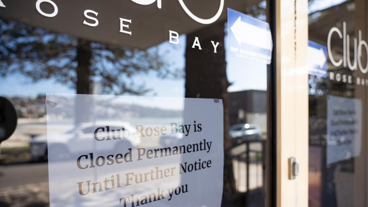 Club Rose Bay abruptly shut its doors last month. Picture: Tom Parrish