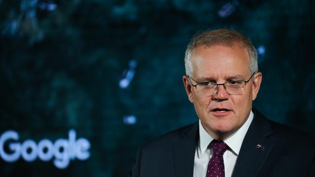 Mr Morrison’s comments caused a fierce back and forth with the premiers. Picture: NCA Newswire / Gaye Gerard