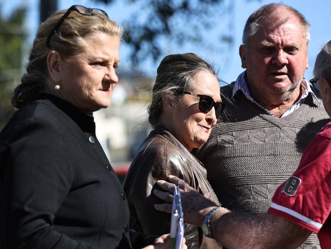 Ann and Russell Field have been joined by MPs and councillors calling for an appeal on the sentence handed down to the teen driver who killed their son Matthew Field, his partner Kate Leadbetter and their unborn child Miles in Alexandra Hills. Picture: Tara Croser