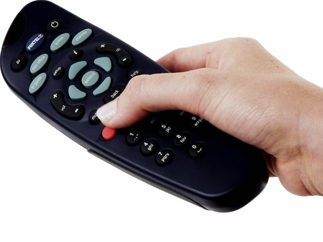 A Foxtel remote control.