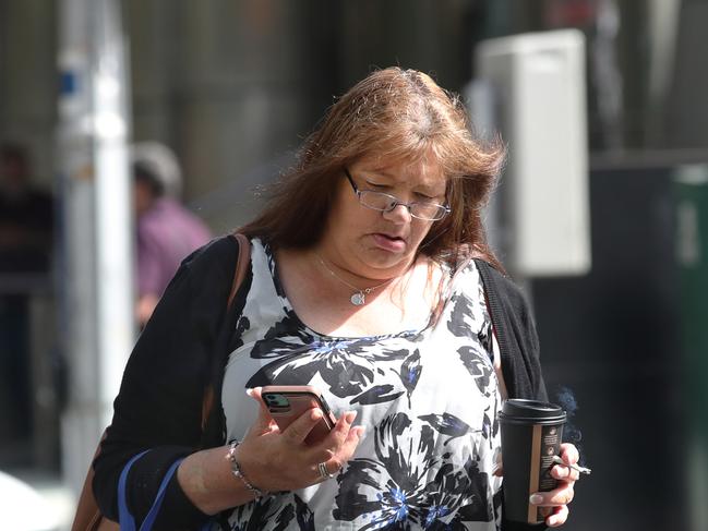 MELBOURNE, AUSTRALIA- NewsWire Photos NOVEMBER 04, 2024: Danielle Birchall accused of bashing her partner's elderly father to death in 2020 arrives at the Victorian Supreme court. Picture:  NewsWire/ David Crosling