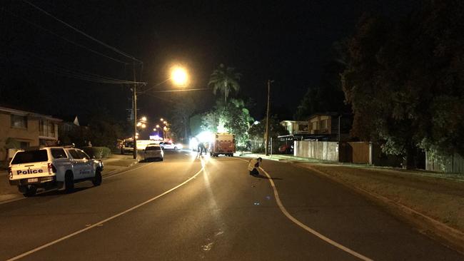 The scene of a fatal crash at Bray Park. Picture: Jacob Miley