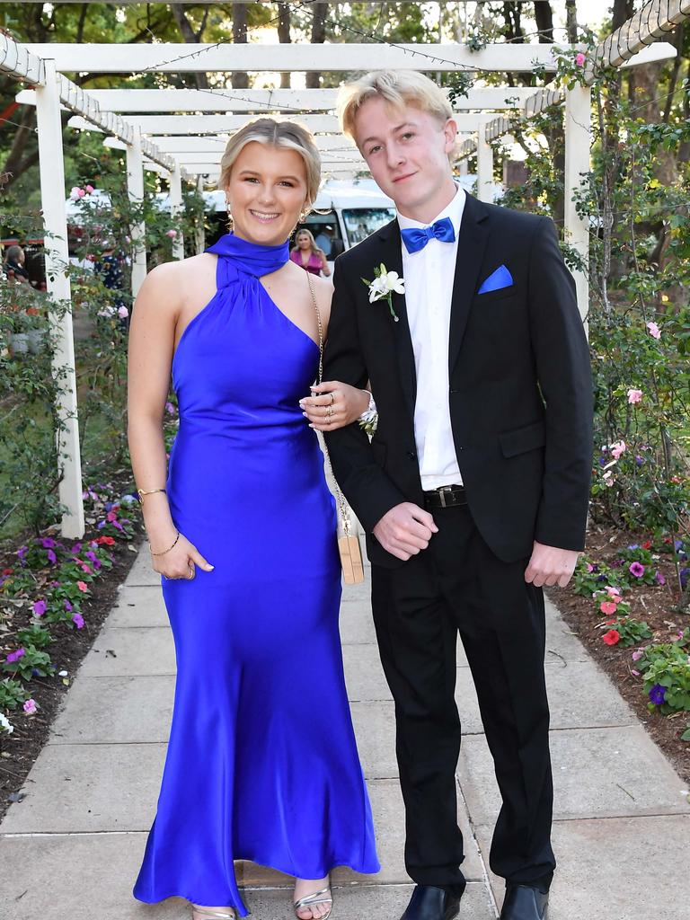 Emily McGill and Dougal McInnerney at Glennie School Formal. Picture: Patrick Woods.