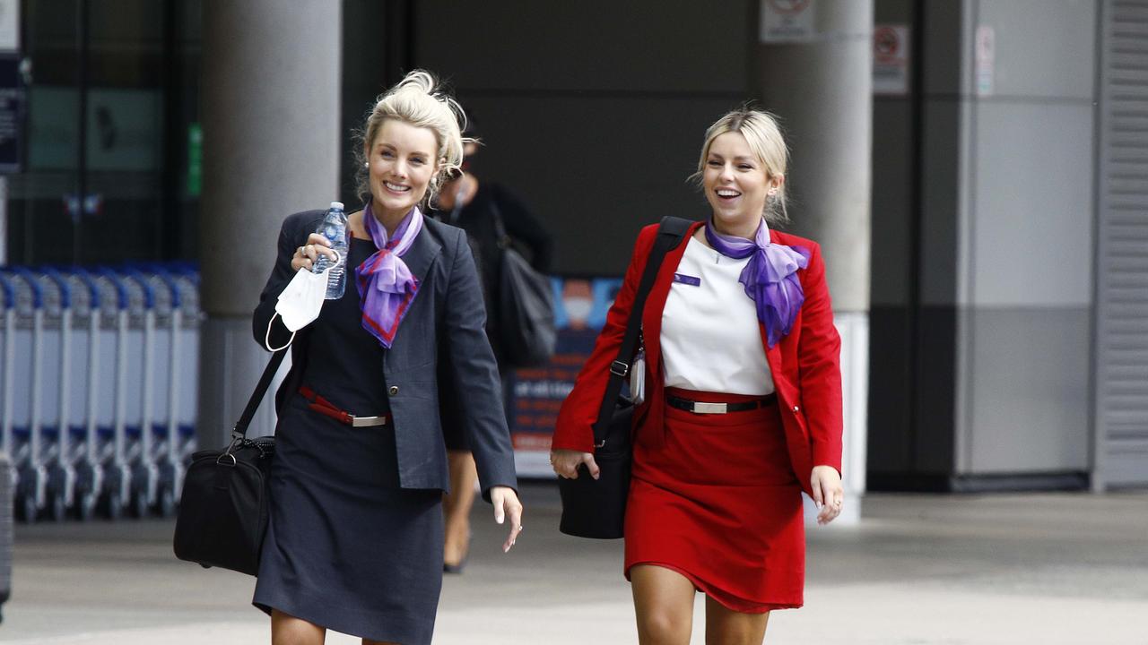 Virgin Australia has agreed to an in-principle pay rise for cabin crew, of between 14 and 18 per cent over the next three years. Picture: NCA NewsWire/Tertius Pickard