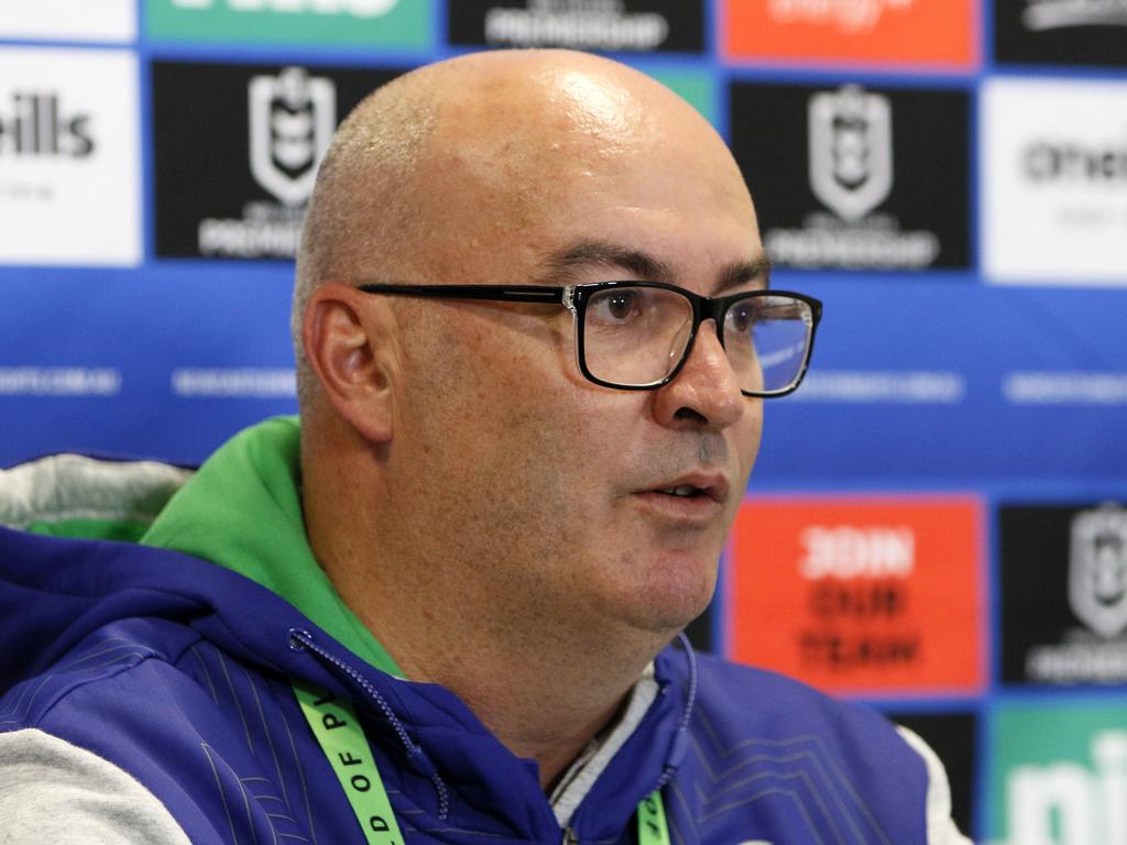 In a wide-ranging interview Warriors CEO Cameron George, addresses Shaun Johnson’s future, Dylan Brown rumours, Addin Fonua-Blake’s future and more. Picture: AAP