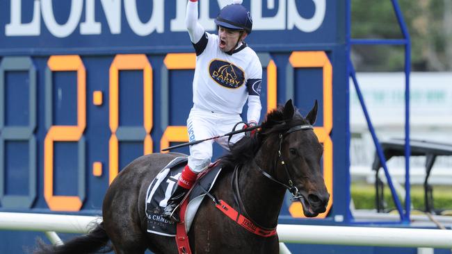 Dean Yendall couldn’t hide his delight after snaring his first Group 1 win on Yankee Rose in the Spring Champion Stakes.