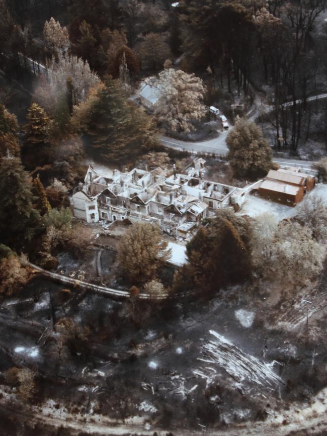 Mount Lofty House on Ash Wednesday, 1983.