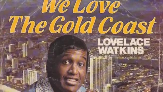 LP of the 1980 single “We Love the Goast, by Lovelace Watkins.