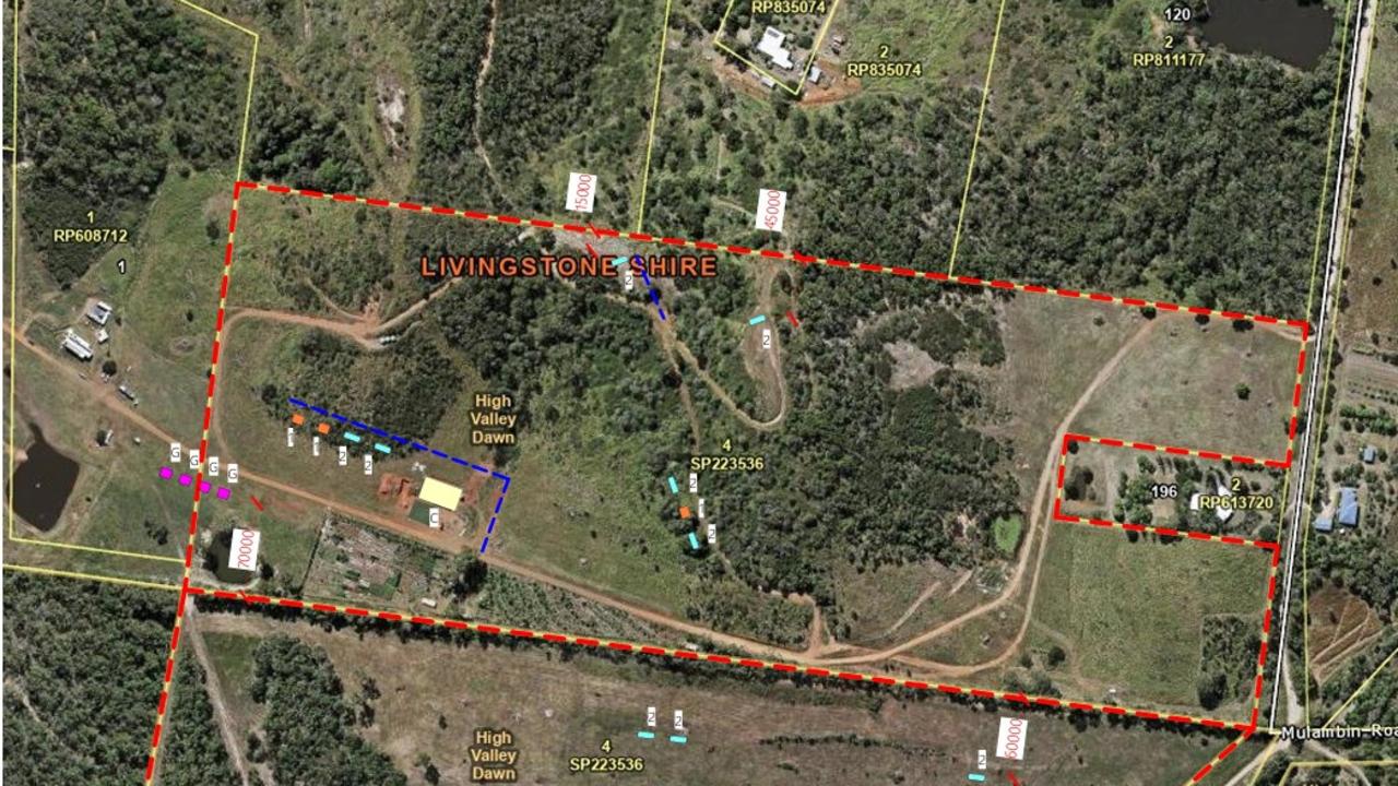 Plans for the camp site at High Valley Dawn permaculture farm.