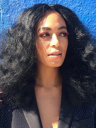 On the A-list ... singer Solange Knowles. Picture: Instagram