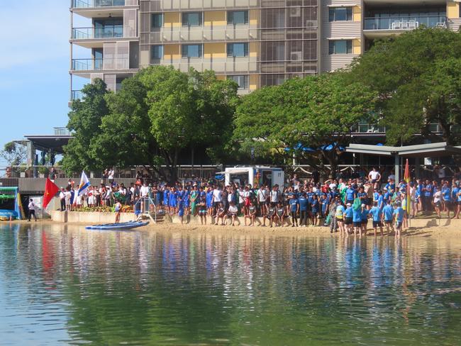 The Darwin Waterfront obstacle course was put to the test by sailors involved in Exercise Kakadu 2024.