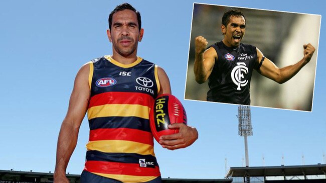 For a city that’s had its fair share of disappoinments, the worst is about to happen. Eddie Betts is returning to Carlton. Pictures: Michael Klein, Darren England (inset)