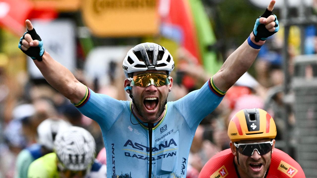 He finally got the Tour de France record. (Photo by Marco BERTORELLO / AFP)