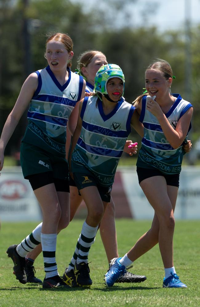 Action from the AFLQ Schools Cup State Finals. Picture: AFLQ.