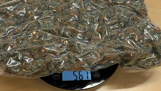 A man allegedly had more than half a kilo of cannabis in his car. Picture: NSW Police