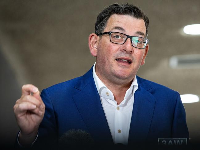 Premier Daniel Andrews said the government was also feeling the pressure of staff shortages. Picture: Getty Images