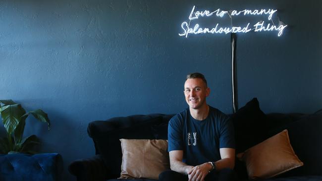 The old Savoy Theatre at Long Jetty has been turned into a trendy new bar. Licensee and general manager Ben Pearce. Picture: AAP IMAGE/Sue Graham