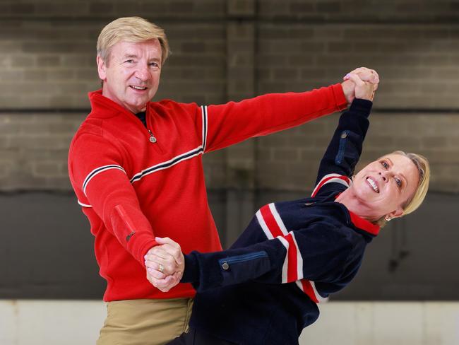 Daily Telegraph. 28, October, 2024.legends of the ice, Jayne Torvill and Christopher Dean, Torvill & Dean, at The Ice Zoo, Mascot, today.Picture: Justin Lloyd.