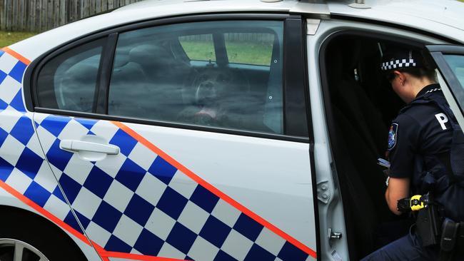 Police attend a Gold Coast dog attack at Carrara. Picture: Tim Marsden.