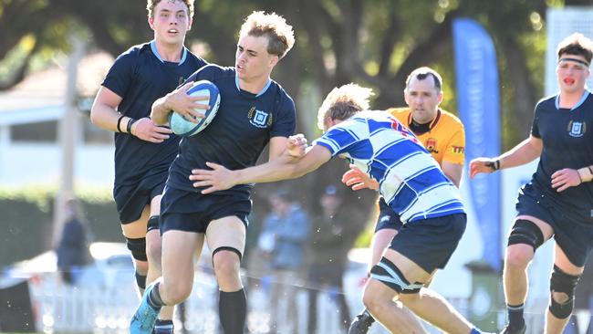 Seth Kennedy. GPS First XV rugby between Nudgee College and Brisbane Grammar School. Saturday August 3, 2024. Picture, John Gass