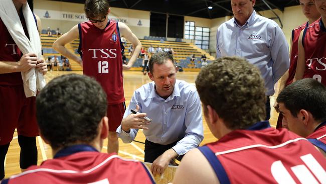 TSS coach Anthony Petrie. Picture: Richard Gosling