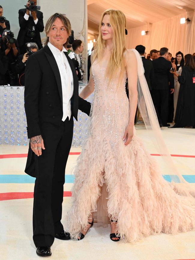 Kidman and her husband, Keith Urban. Picture: AFP