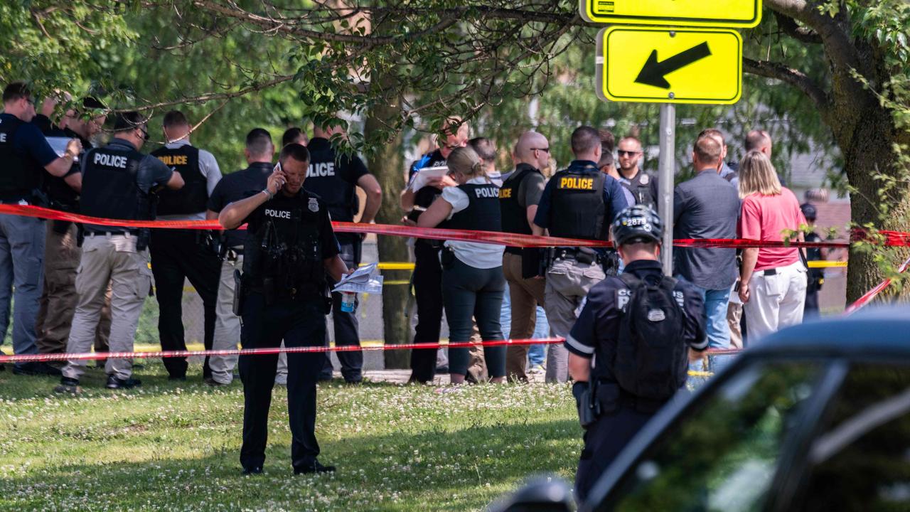 The incident happened outside the security zone for the Republican National Convention held in the city this week. Picture: Jim Vondruska/Getty Images via AFP