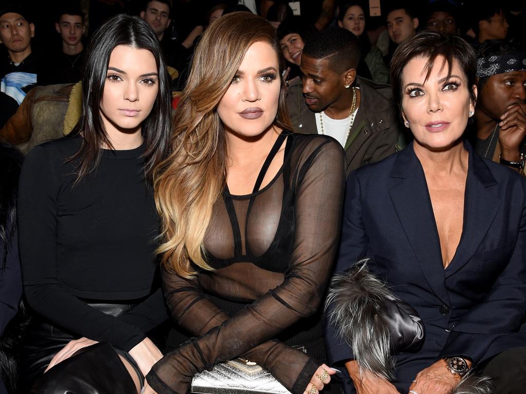 Kendall Jenner, Khloe Kardashian, and Kris Jenner attend the Adidas Originals x Kanye West YEEZY SEASON 1 fashion show during New York Fashion Week. Picture: Getty