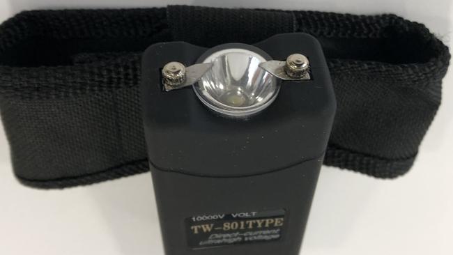 A taser seized from a property at Queenscliff. Picture: Supplied.