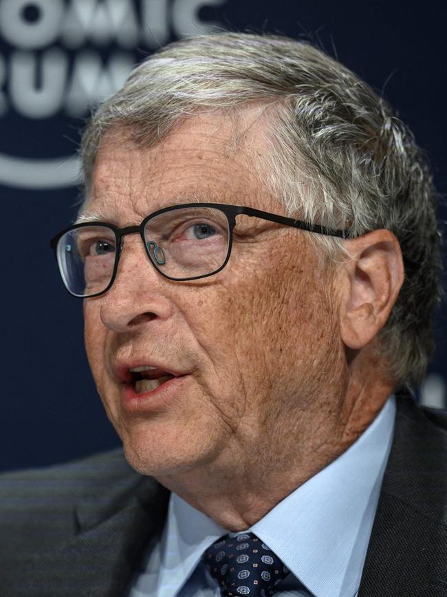 Bill Gates says he has put more money towards climate change than Musk. Picture: Fabrice Coffrini/AFP