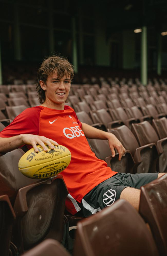 Noah Chamberlain kicks back at the SCG. Picture: Supplied