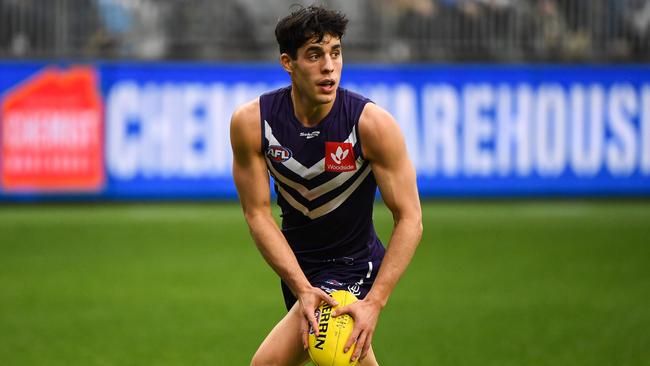 What package can the Dockers get in return for wantaway midfielder Adam Cerra? Picture: AFL Photos/Getty Images