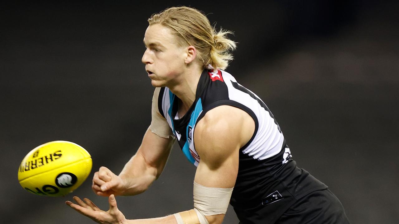 Miles Bergman has cemented himself in Port Adelaide’s best 22.