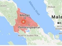Earthquake rattles Medan