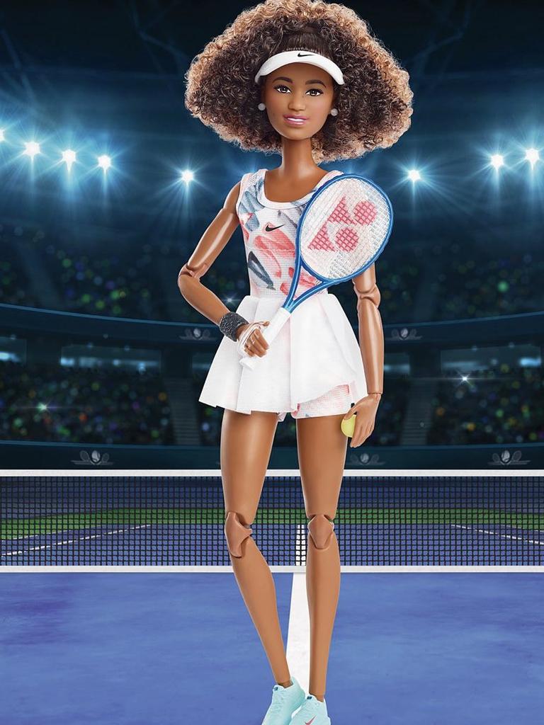 Naomi Osaka shared pictures of her new Barbie doll on social media.