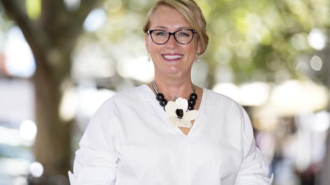 Lord mayoral candidate Sally Capp has promised to cut red tape for small business if she’s elected. Picture: Sarah Matray