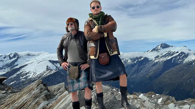 Graham McTavish and Sam Heughan are across the ditch in the second season of Men in Kilts. PIcture: HBO