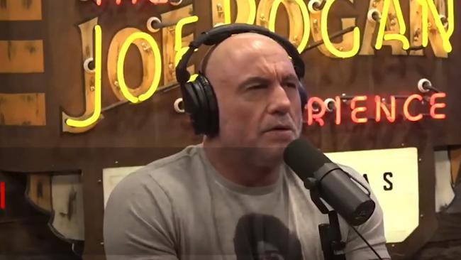 Rogan is the host of the highly popular podcast, The Joe Rogan Experience. Picture: YouTube