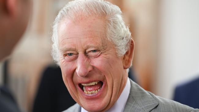 The documentary shows Charles to be a man who appreciates a good giggle. Picture: Finnbarr Webster-WPA Pool/Getty Images