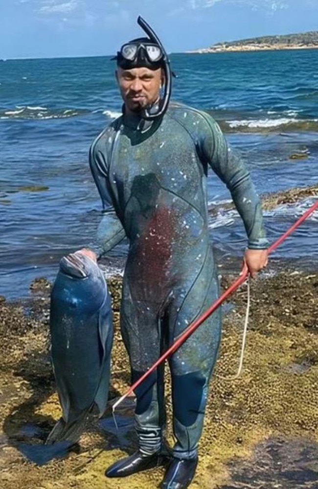 A Sydney man was fined for spearing a groper late last year.. Picture: Supplied