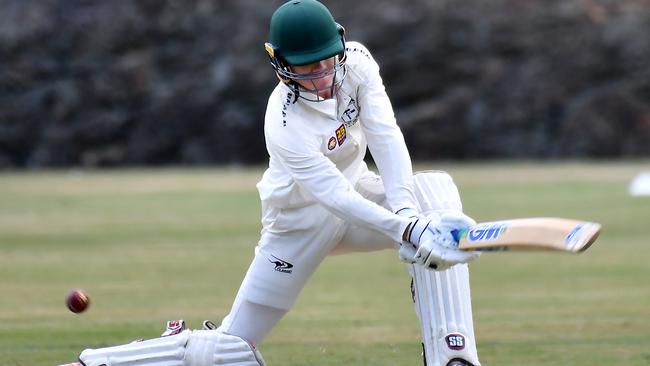 Iona College batsman Liam Carter. Picture, John Gass