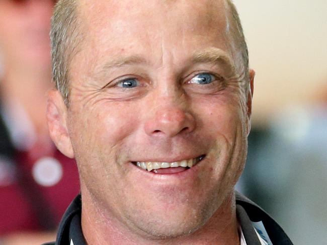 Coach Geoff Toovey after checking in at Sydney airport for the Manly Sea Eagles flight to Brisbane to take on the Broncos .Picture Gregg Porteous