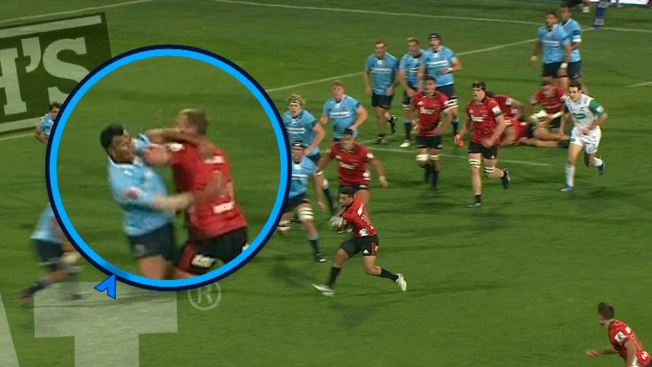 Crusaders prop Joe Moody has been cited for alleged foul play after striking NSW Waratahs centre Kurtley Beale.