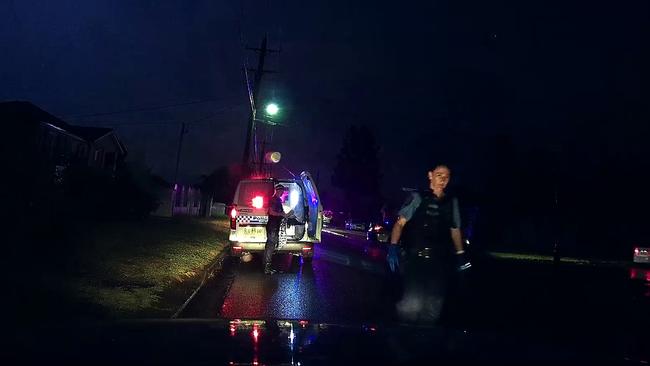 The body of a man — believed to 59 and yet to be identified. Picture: TNV